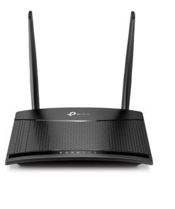 ROUTER TP-LINK TL-MR100 300MBPS WIRELESS N 4G LTE MODEM, 1P LAN, 1P LAN/WAN 2 ANTENNE LTE STACCABILI ESTERNE