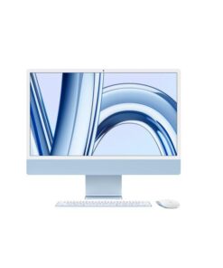 IMAC 24 BLUE -APPLE SILICON M3 8C CPU 8C GPU-8GB RAM 256GB SSD - BLU - ACCESSORI ORIGINALI - RICONDIZIONATO GRADO A+