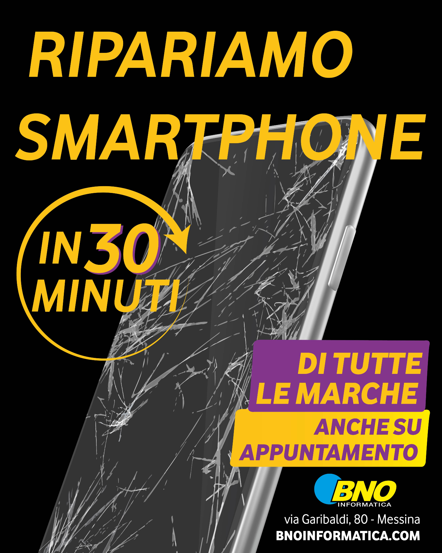 Riparazione smartphone BNO Messina