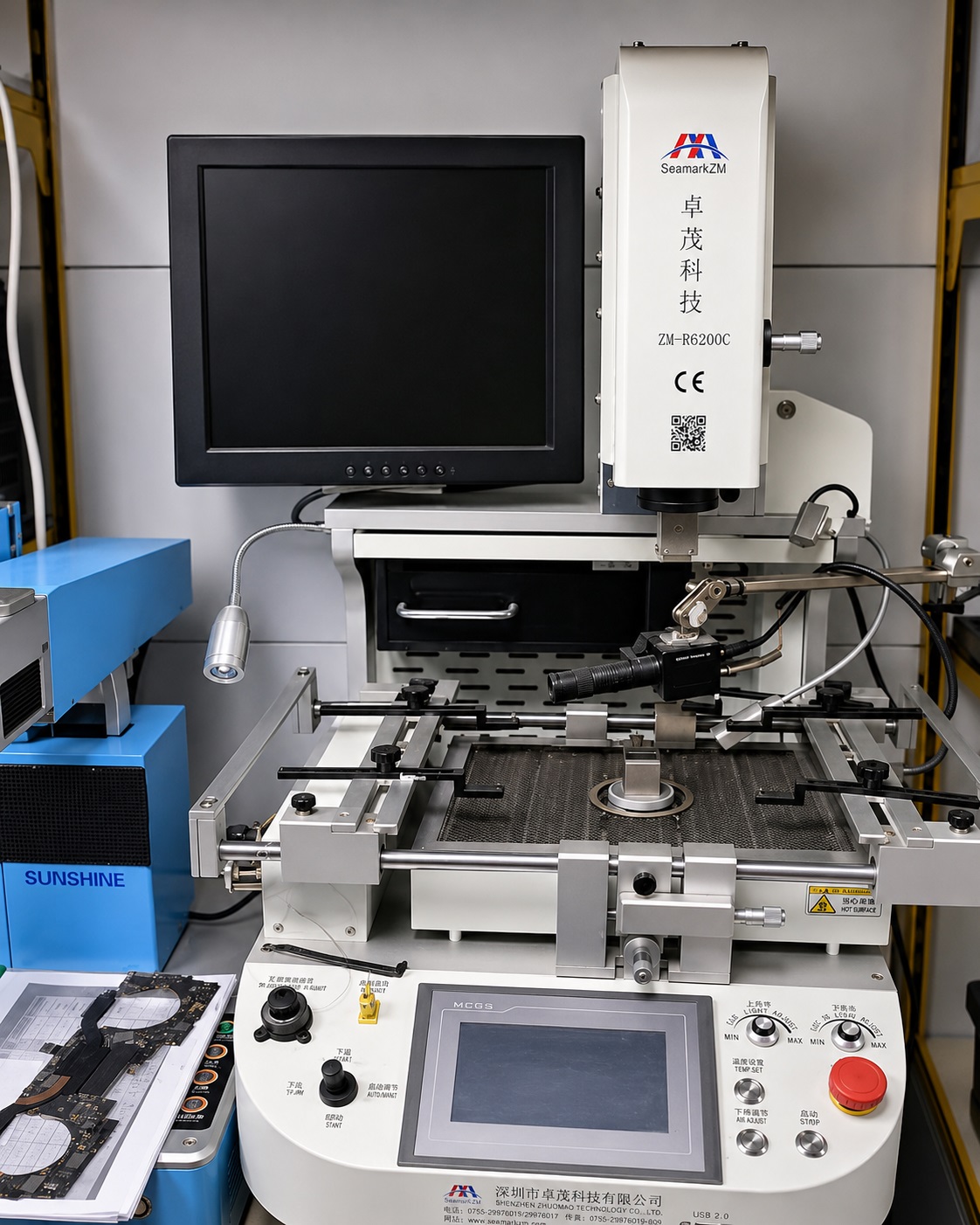 Stazione professionale per reballing e microsaldatura a Messina - BNO Informatica